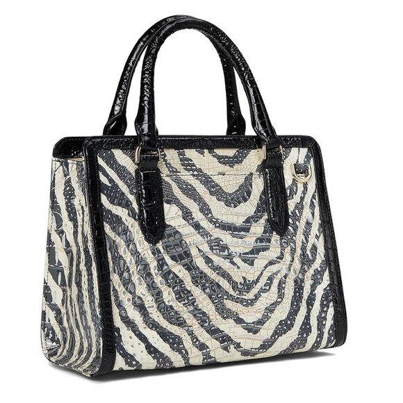 ✅ Brahmin CAMI EVERLASTING ENCORE Melbourne Leather Satchel ✨NWT, COA, DUST BAG - Picture 5 of 17